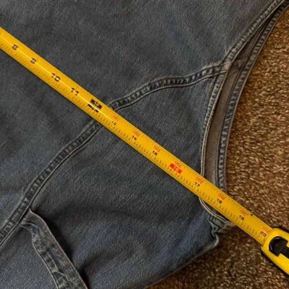 Eddie Bauer Denim Tie-Side Sleeveless Midi Dress in Light Blue - Picture 5 of 7